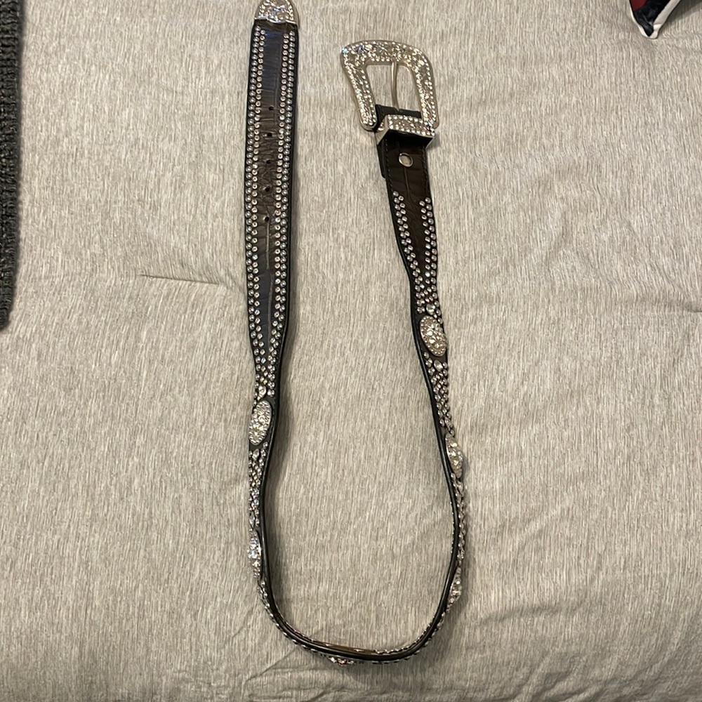 Noon beltco rhinstone belt